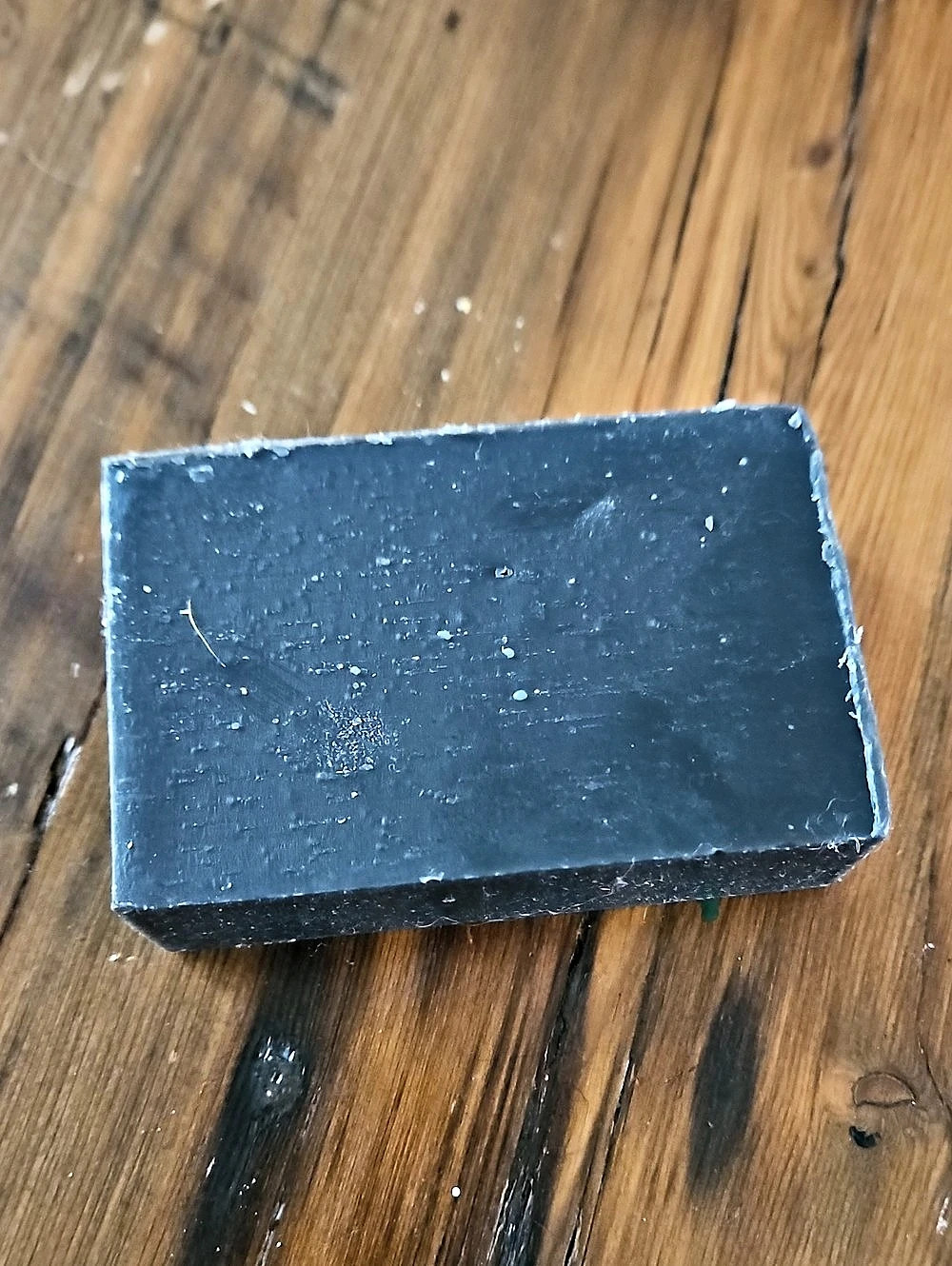 Hand Made Cold Pressed Coconut Base Charcoal Black Bar Soap NWT